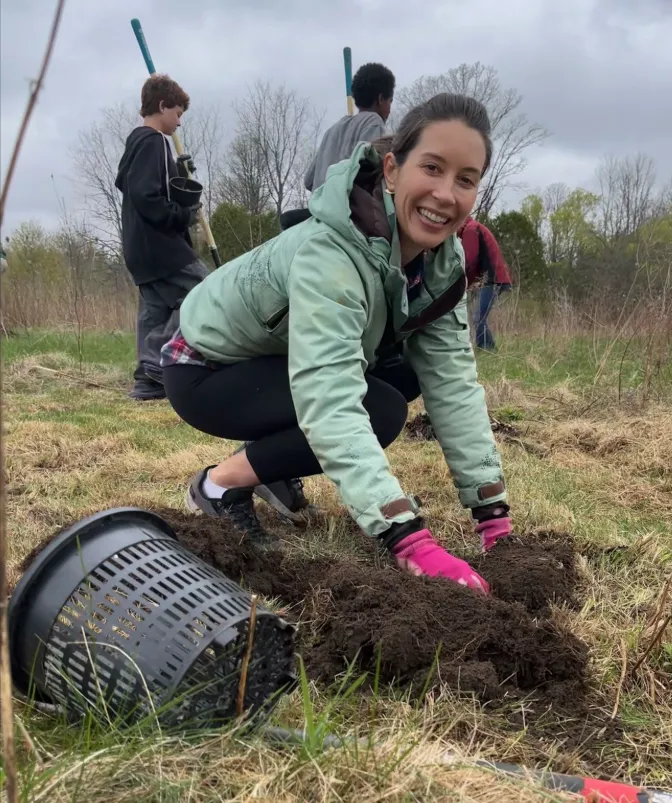 Planting at Christie Lake, 2025
