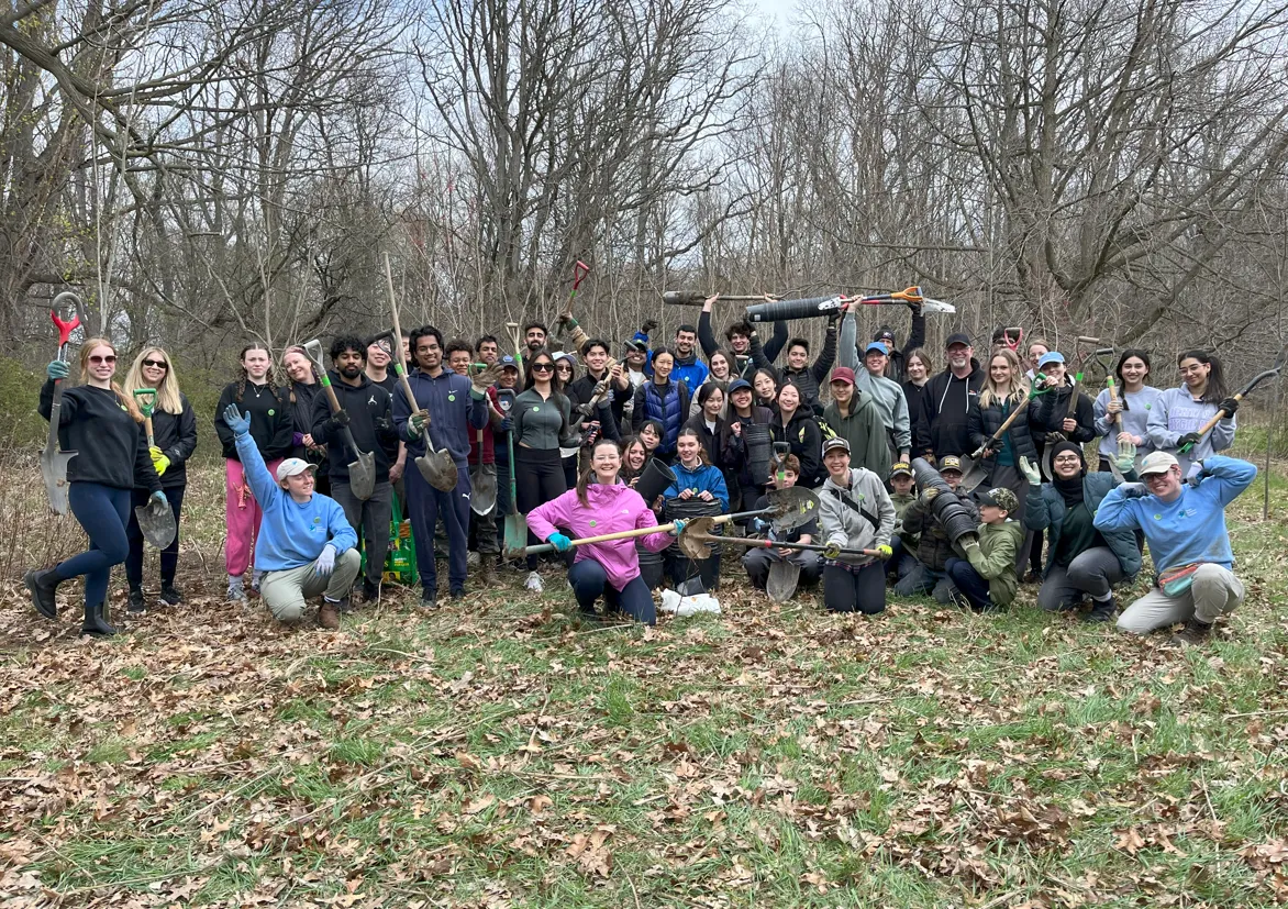 Planting Crew At RBG Aviary 2025